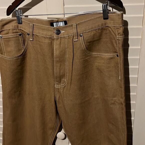 Code one brown denim jeans size 38 x 30 - Picture 4 of 7